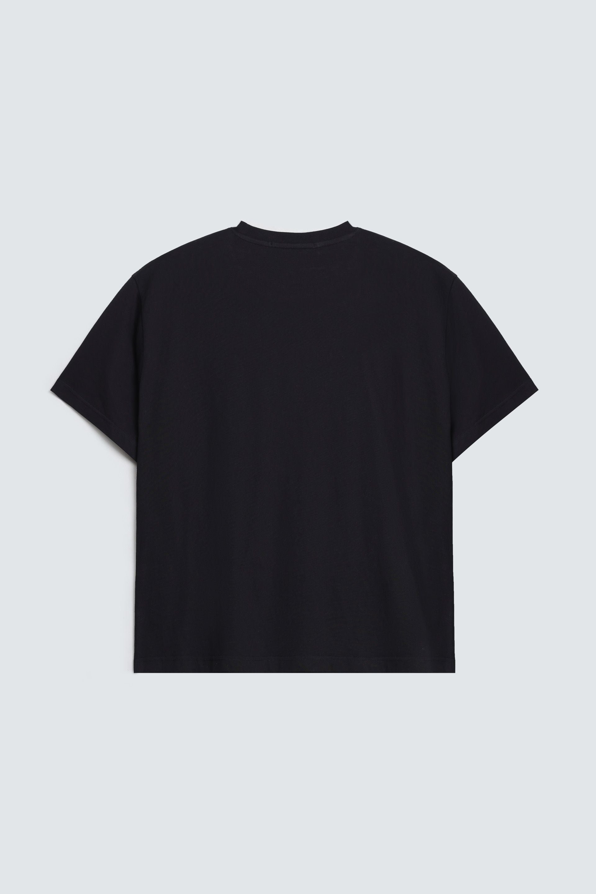 This classic crew-neck tee in soft cotton features regular fit